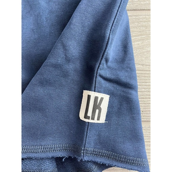 Liver King Men's Cotton Poly Elastic Waist Fleece Sweat Shorts Small Blue New - Picture 4 of 8